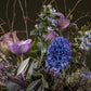Schnittblumenstrauß "Blaue Stunde"